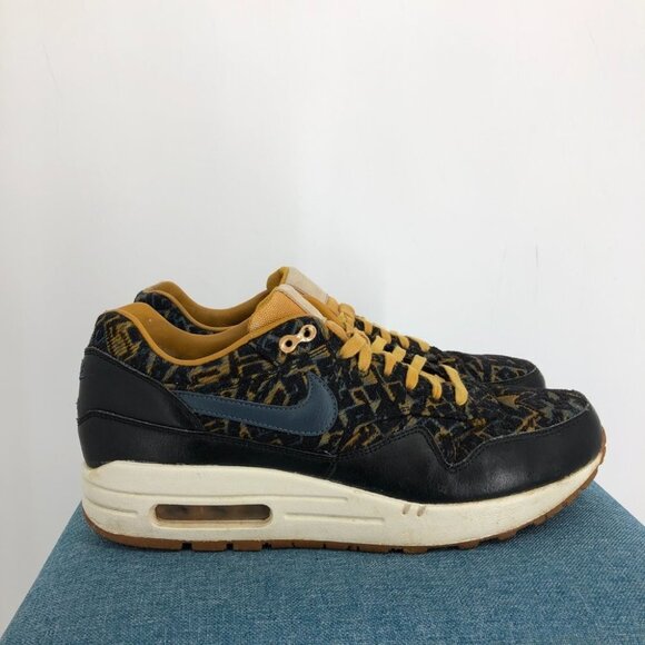 Nike Air Max 1  Curtains Pack Navy Leopard Women's Sneakers size 8 - Picture 4 of 16
